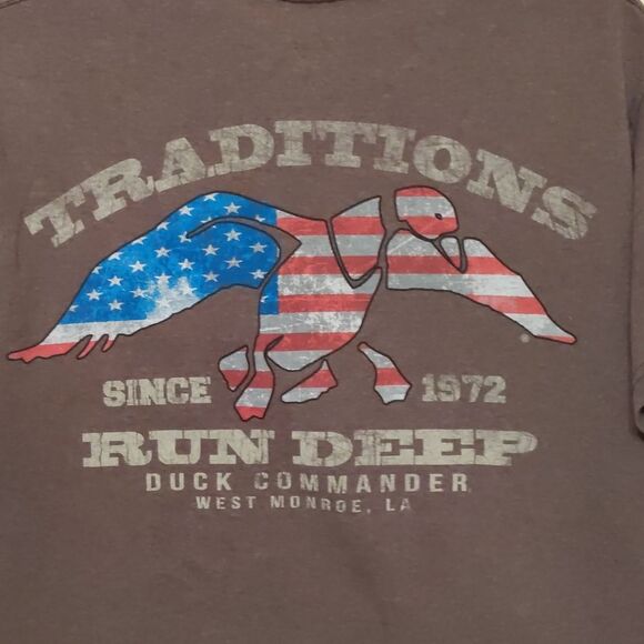 Duck Dynasty Men's Brown Graphic T-Shirt M - Picture 3 of 4